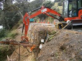 Drilling Of Anchors With Temporary Steel Casing Through Failed Gabion Wall